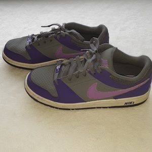 Nike Dunk Old School Girls Purple Pink and Gray